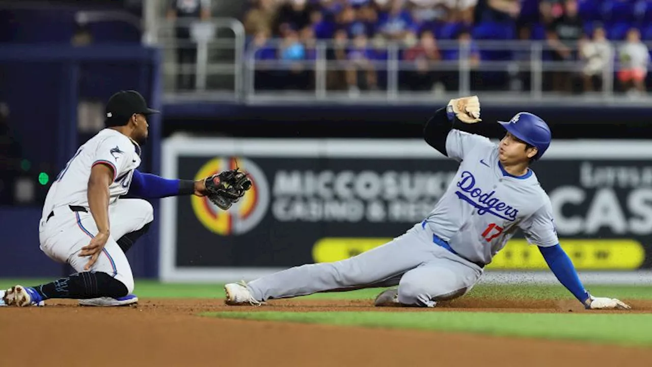 Shohei Ohtani 50-50 update: LA Dodgers star nabs 49th steal in win over Miami Marlins