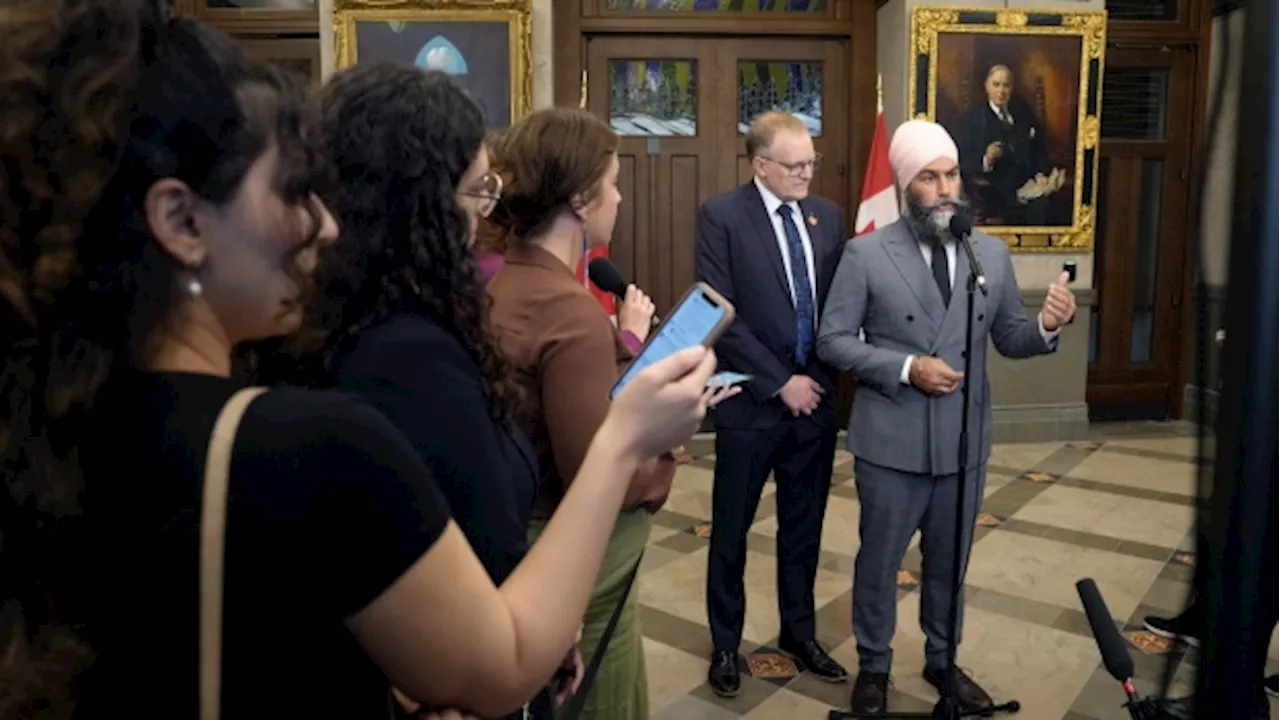 NDP to Block Conservative Non-Confidence Motion