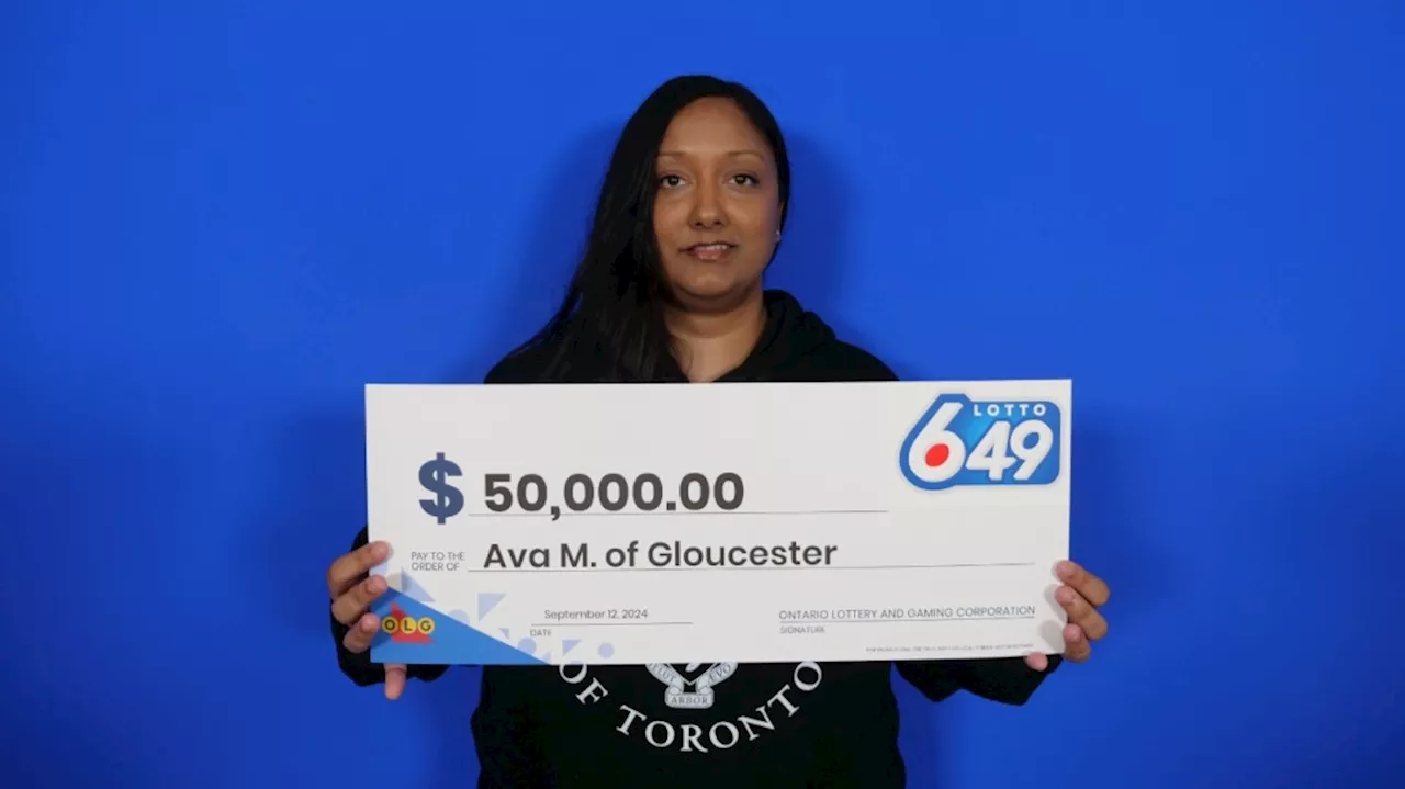 Gloucester resident $50K richer after winning with Lotto 6/49