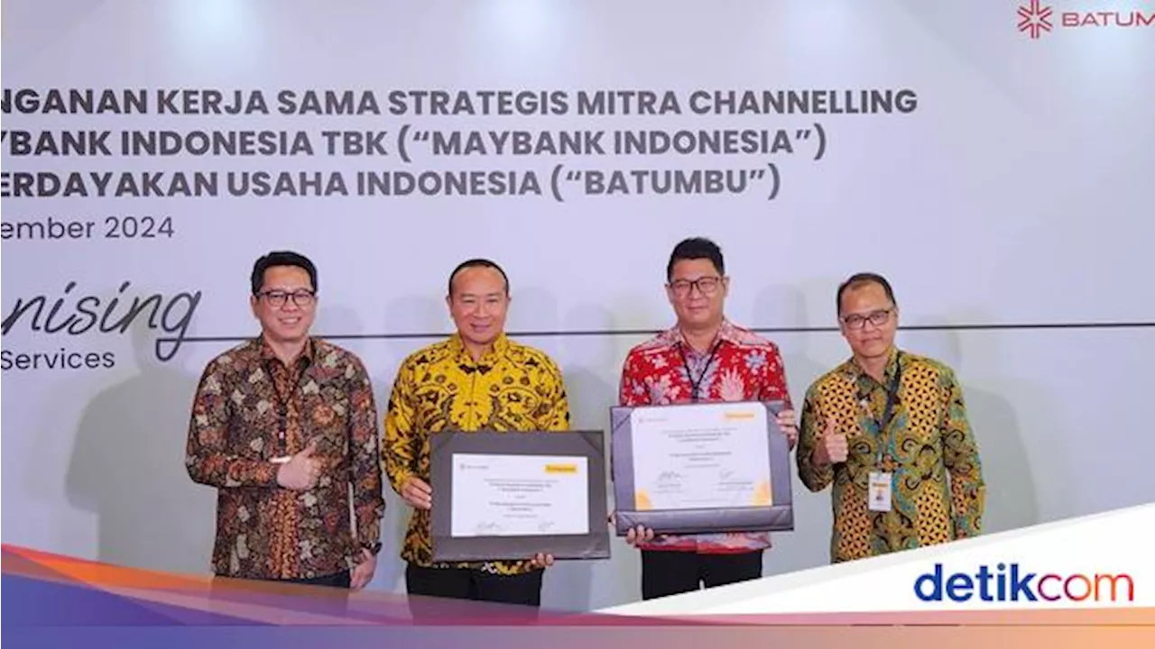 Maybank Kucurkan Pembiayaan UMKM Rp 1 T Lewat Fintech Lending Batumbu