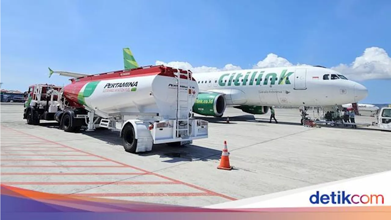 Perdana! Citilink Mulai Pakai Avtur dari Minyak Jelantah Pertamina