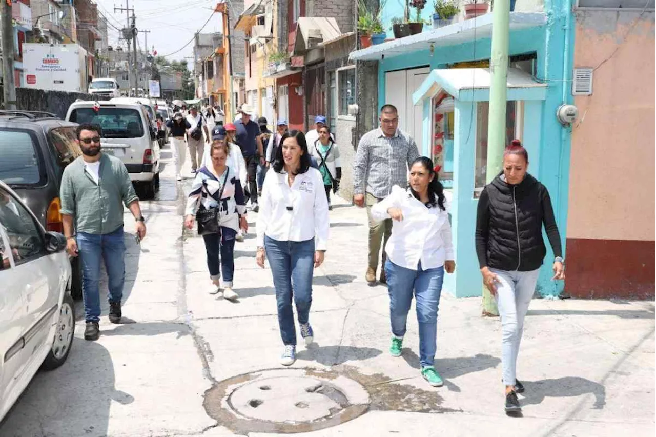 Alcaldesa entrega repavimentación en diversas colonias