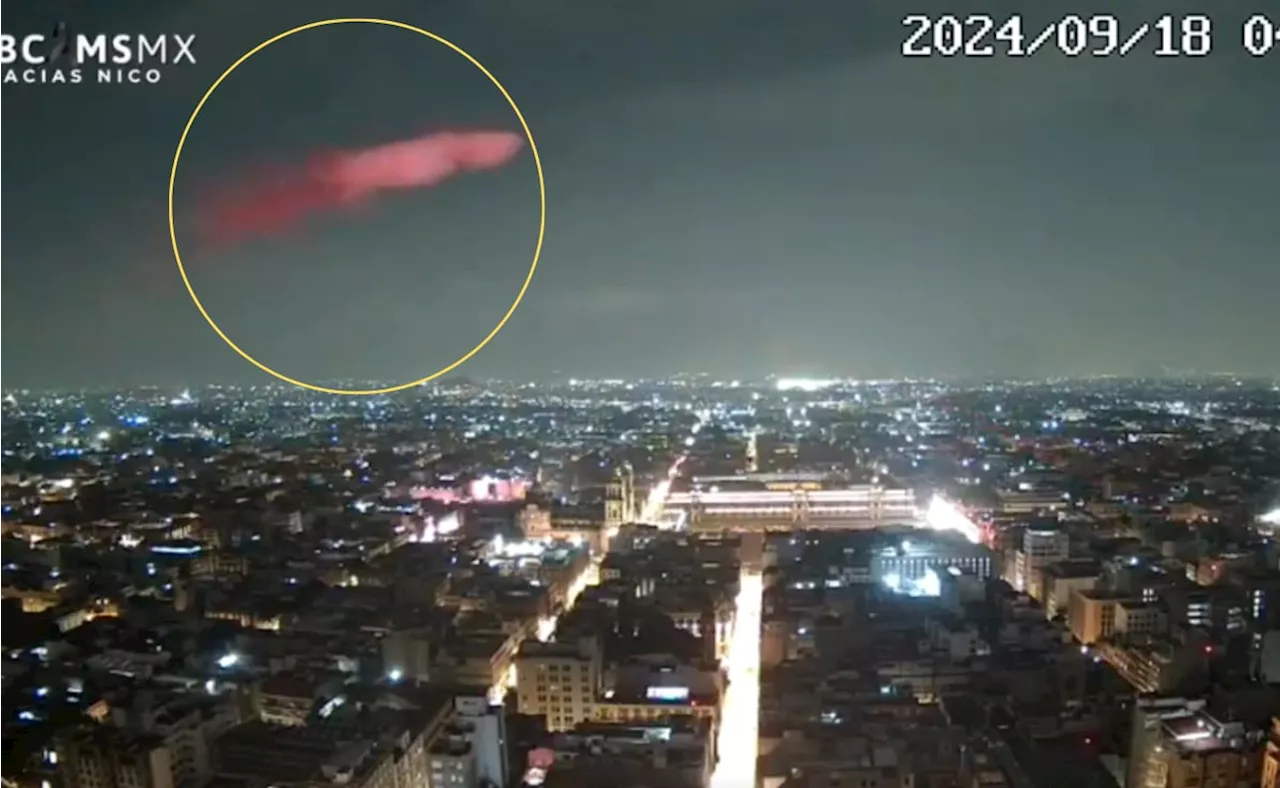 VIDEO: Captan extraño objeto luminoso volando cerca de la Torre Latino en CDMX