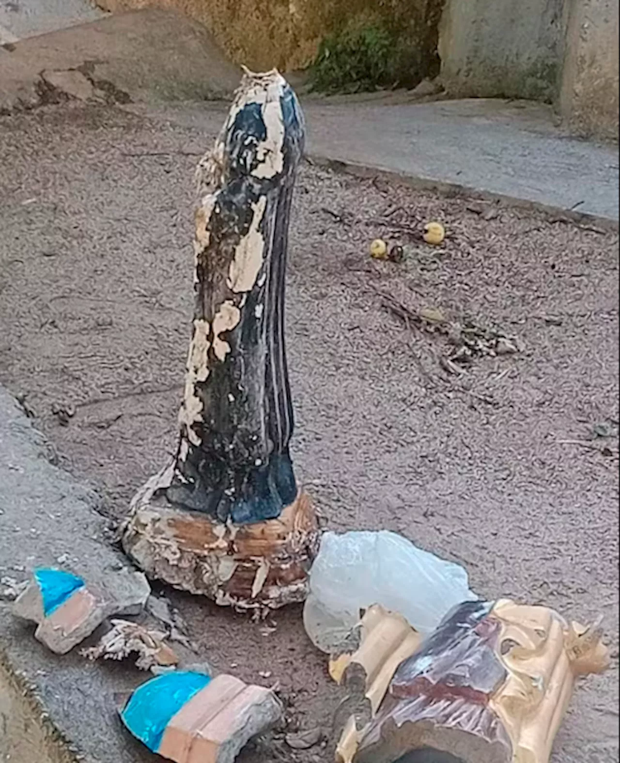 Aparecieron más figuras religiosas vandalizadas, esta vez entre Yarumal y Angostura, ¿qué hay detrás de esto?