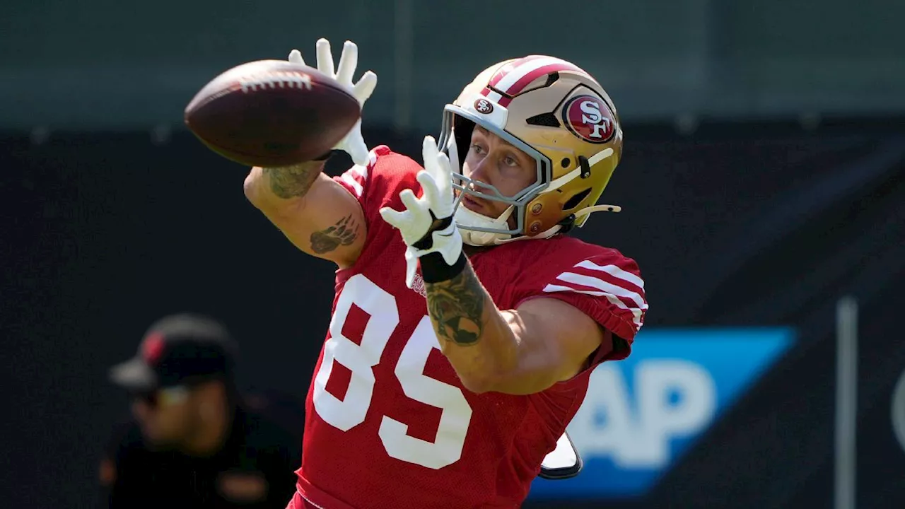 49ers' George Kittle, Charvarius Ward miss practice, status iffy