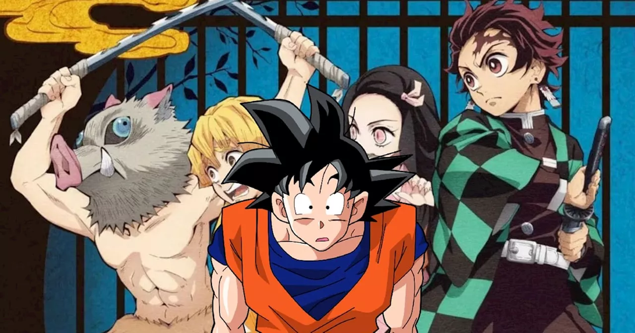 Brutal crossover entre Demon Slayer y Dragon Ball Z transforma a Gohan, Goku y Vegeta en cazadores de demonio