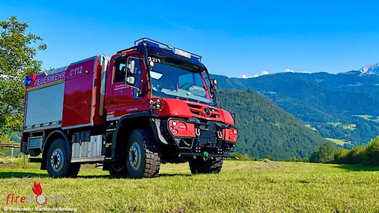 Bayern: Neues Unimog U327-Tanklöschfahrzeug von Lentner für die Feuerwehr Marktschellenberg