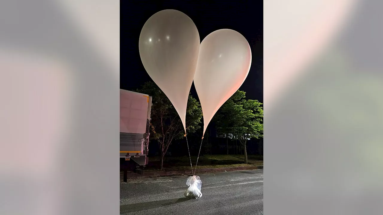 North Korea Launches 'Trash Balloons' Toward South