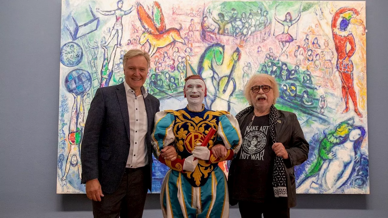 Bernhard Paul kam 'Chagall schauen' – Magie der Kunst