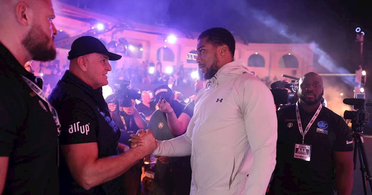 John Fury's comments about Anthony Joshua speak volumes ahead of Dubois fight