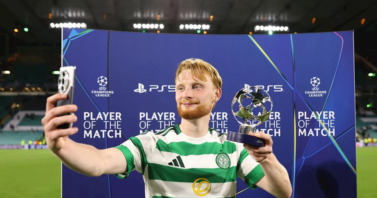 Liam Scales’ humble reaction to Champions League Man of the Match award