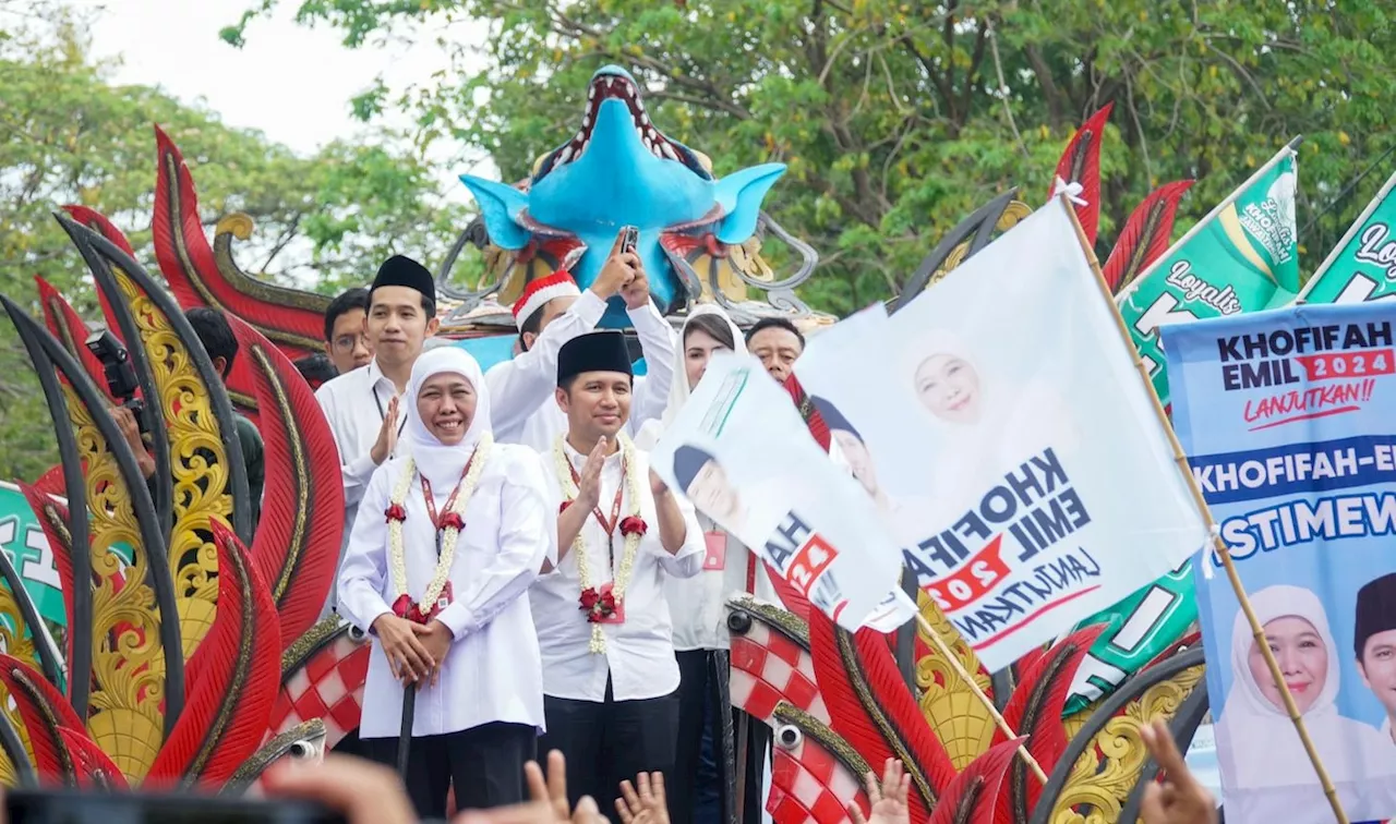 Mayoritas Masyarakat Jatim Totalitas Mendukung Khofifah-Emil