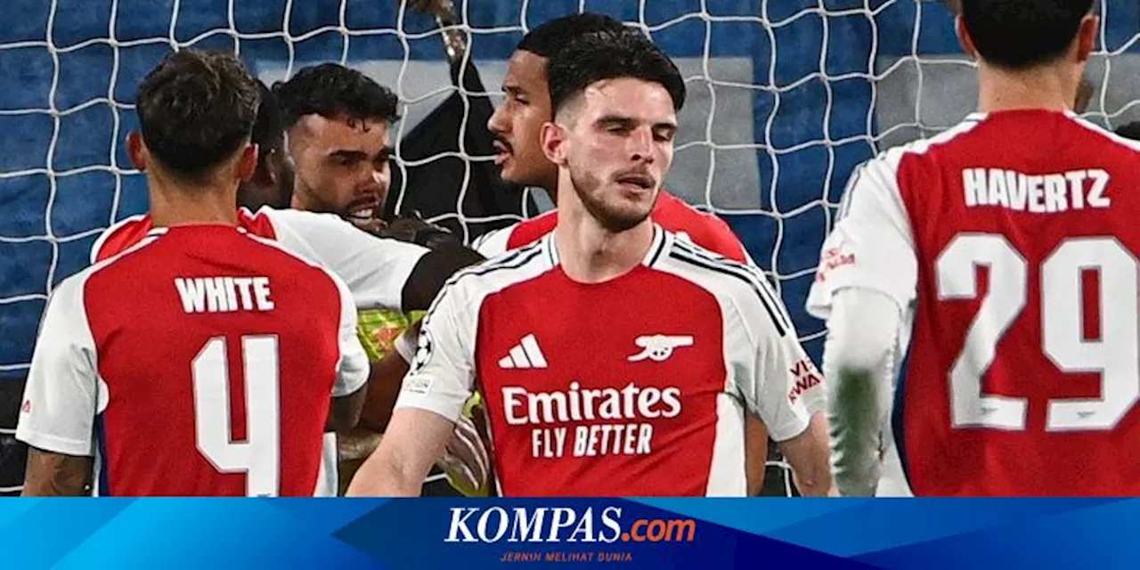 Hasil Liga Champions: Raya Pahlawan Arsenal, Barca Kalah, Leverkusen Pesta