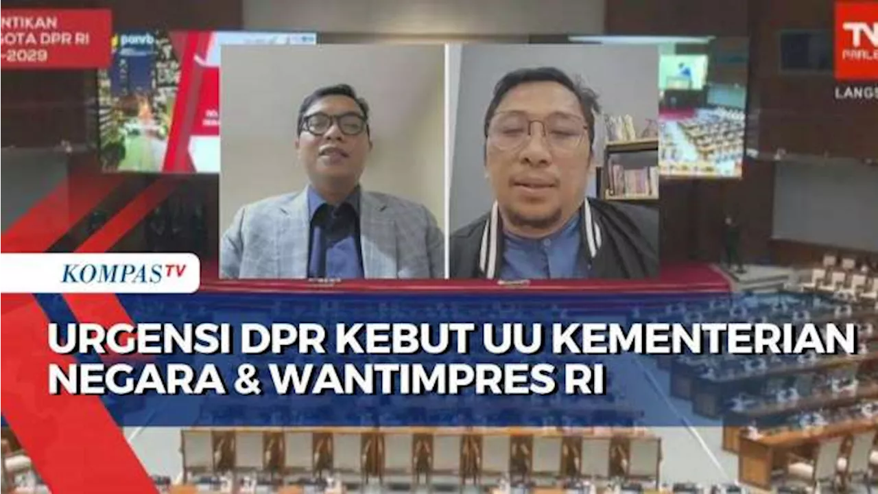 Respons Pakar Hukum Soal Pengesahan Revisi UU Kementerian Negara dan Wantimpres RI