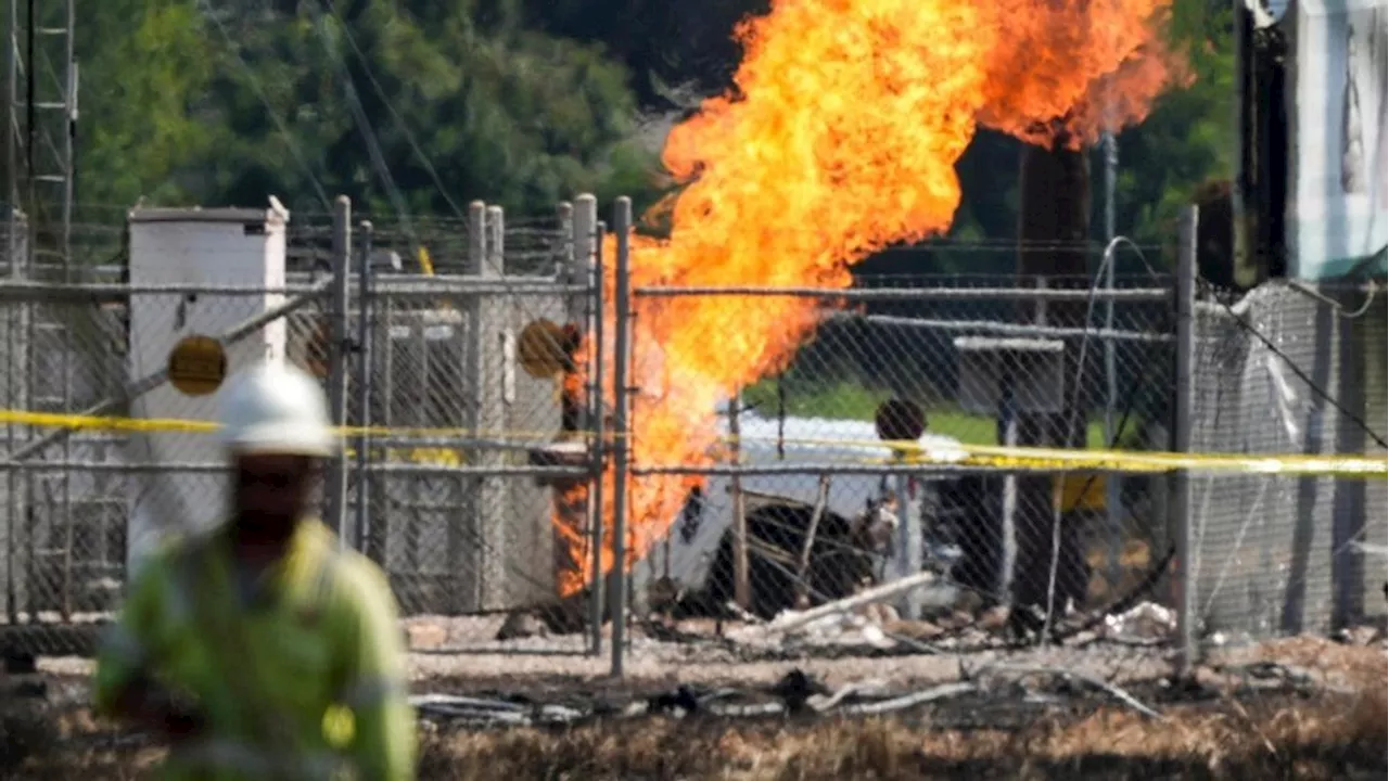 Human remains found in SUV after fiery crash at Houston pipeline