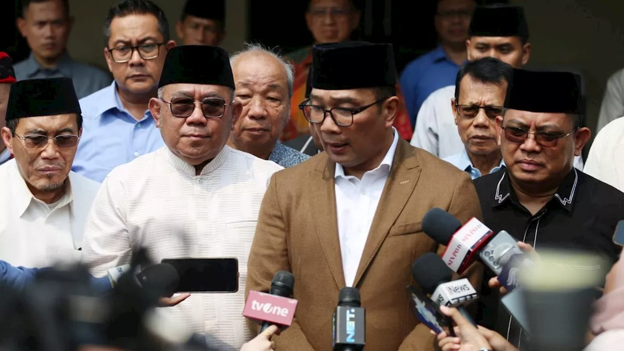 Ridwan Kamil soal Timses Belum Diumumkan: Tanya ke Riza Patria