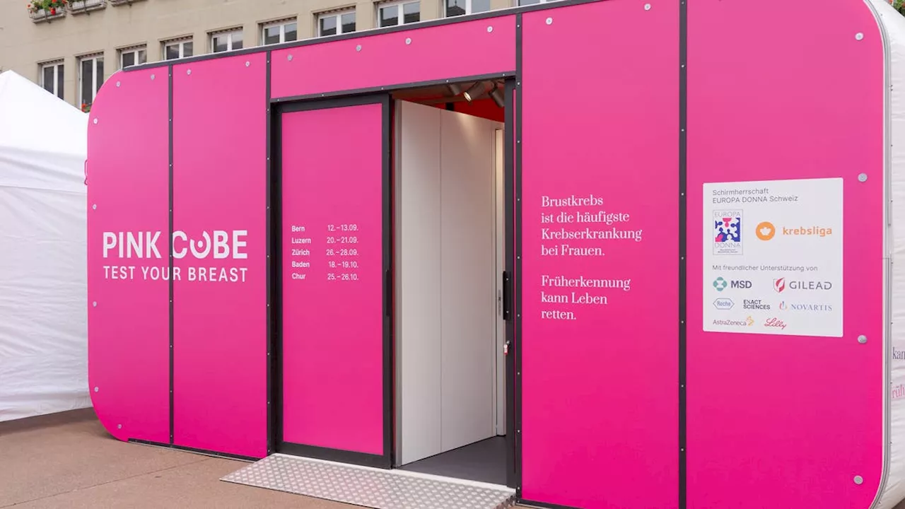 Frauen erhalten im «Pink Cube» kostenlos Brustuntersuchung – die Expertin sagt: «In der Bevölkerung fehlt es an Wissen»