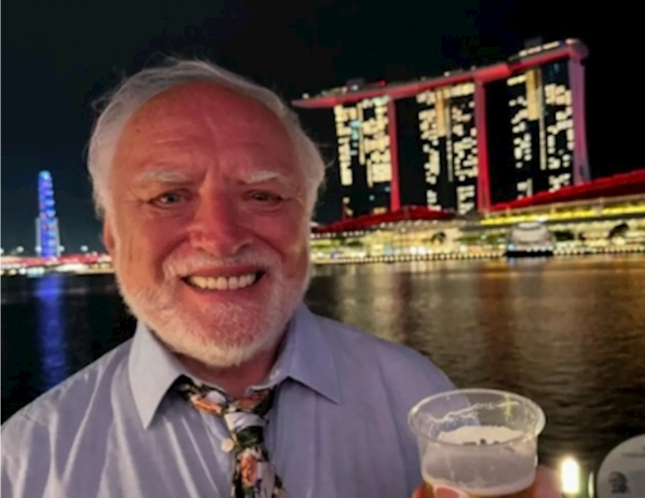 Meme royalty in the house: ‘Hide The Pain Harold’ graces Token 2049 in Singapore