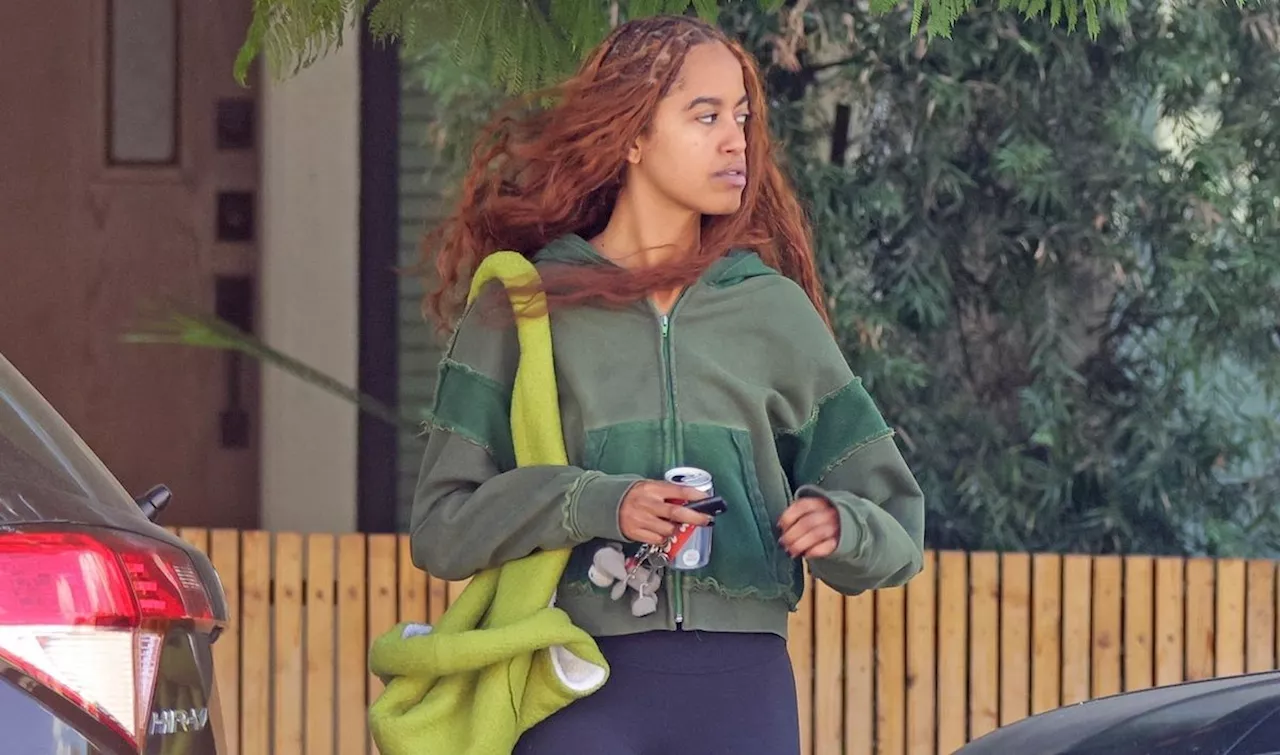 Malia Obama Brunches With a Brat Green Octopus Purse and Polarizing Sporty Sandals