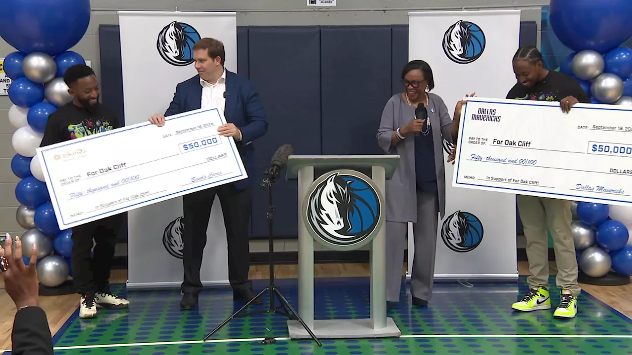 Dallas Mavericks and Sands Corp. donate $100K to ‘For Oak Cliff' community center