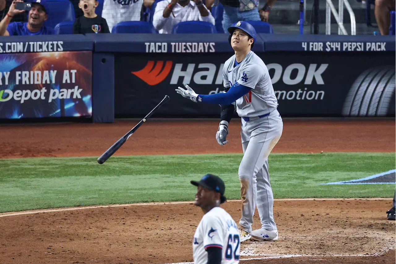 Dodgers' Shohei Ohtani Joins 50/50 Club With Two Home Runs, Two Stolen Bases