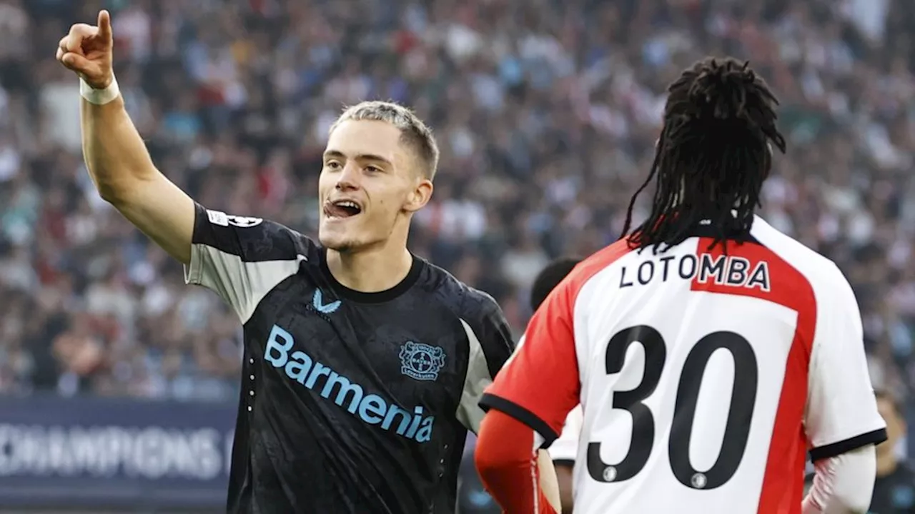 Leverkusen zet Feyenoord te kijk in De Kuip (0-4) • Wirtz scoort twee keer