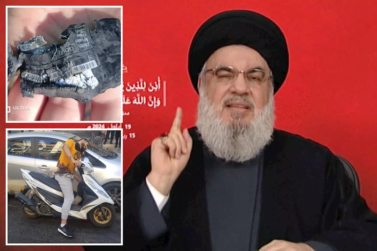 Hezbollah chief Hassan Nasrallah declares pager attack 'a declaration of war' by Israel