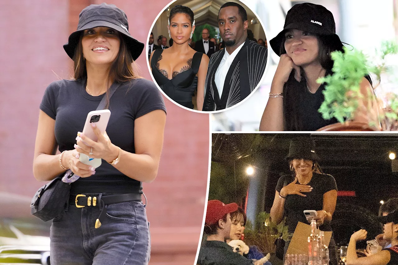 Cassie smiles at dinner with friends in first sighting since ex Sean 'Diddy' Combs' arrest