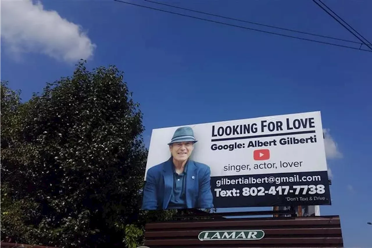 ‘Singer, actor, lover’: Vermont man looking for fame (and maybe romance) on a Philly billboard