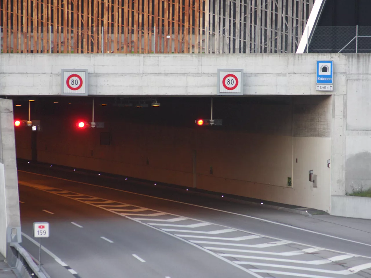 A1 / Bern BE: Nachtsperrung Brünnentunnel