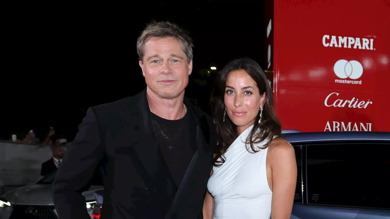 Brad Pitt und Ines De Ramon zeigen sich erstmals öffentlich als Paar