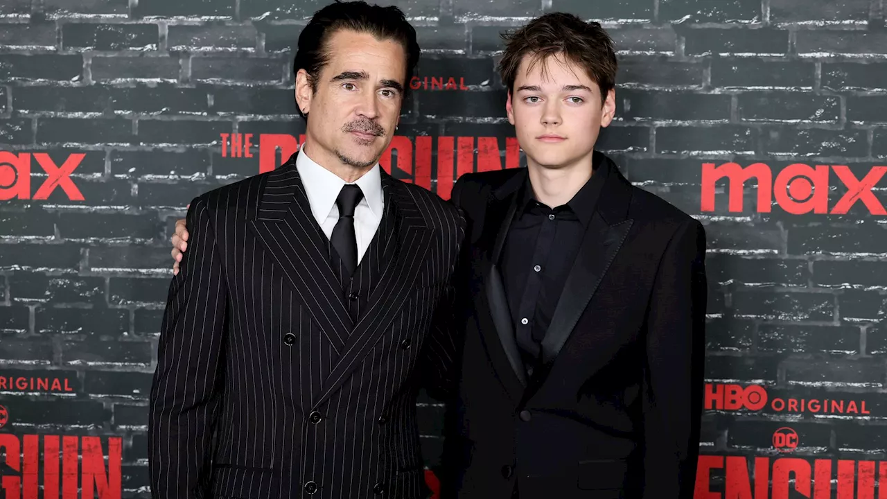 Hier feiert Colin Farrell Vater-Sohn-Auftritt mit Sohn Henry