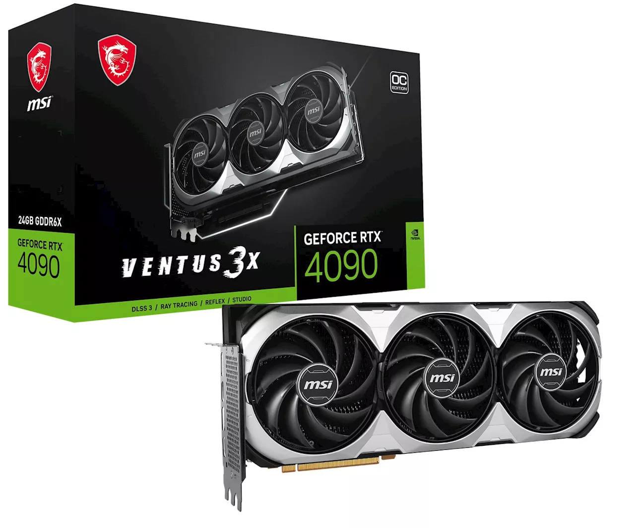 MSI、NVIDIA®の 「GeForce RTX™ 4090」 を採用したグラフィックスカード「GeForce RTX™ 4090 VENTUS 3X E 24G OC」を発売開始