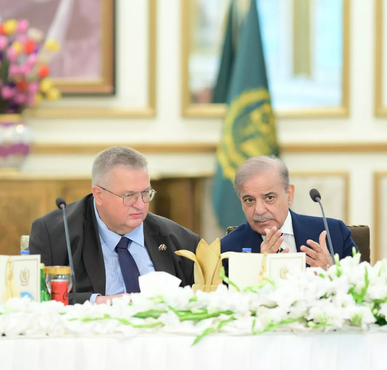 Call on Prime Minister Muhammad Shehbaz Sharif by Deputy Prime Minister of the Russian Federation Mr. Alexei Overchuk