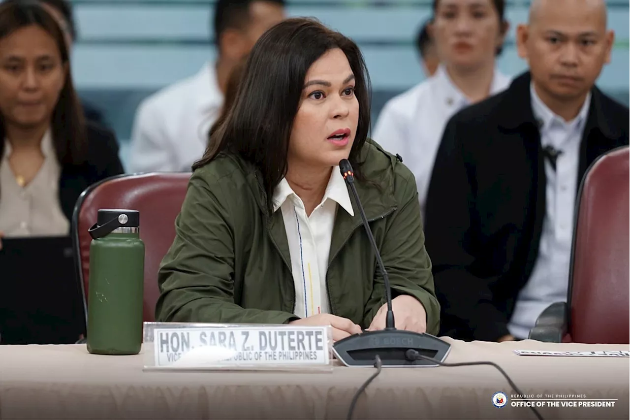 House probe: COA flags P164M in VP Sara Duterte’s 2023 confidential expenses