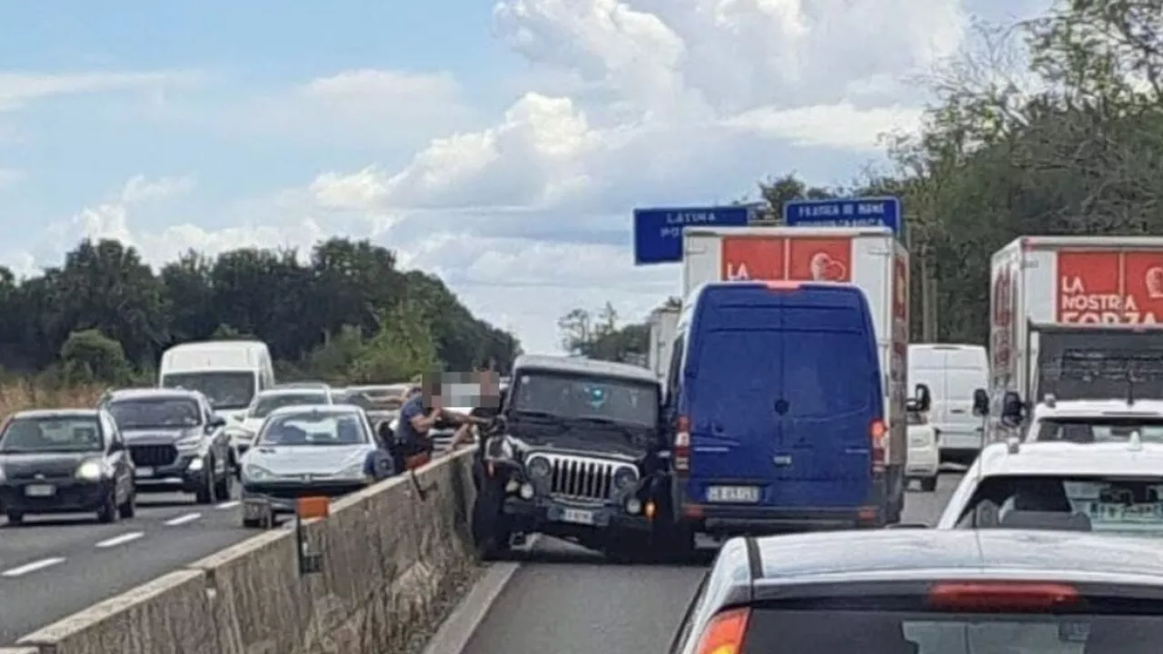 Contromano per 17 chilometri sulla Pontina: la folle fuga a bordo di una Jeep rubata