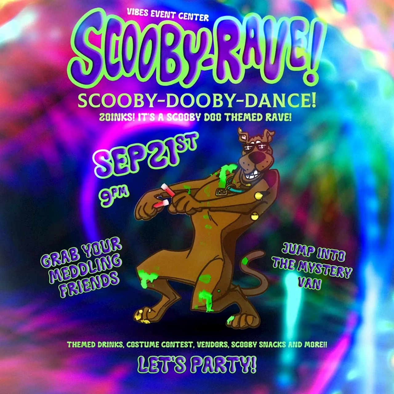 Twin Productions Presents Scooby-Rave at Vibes Event Center