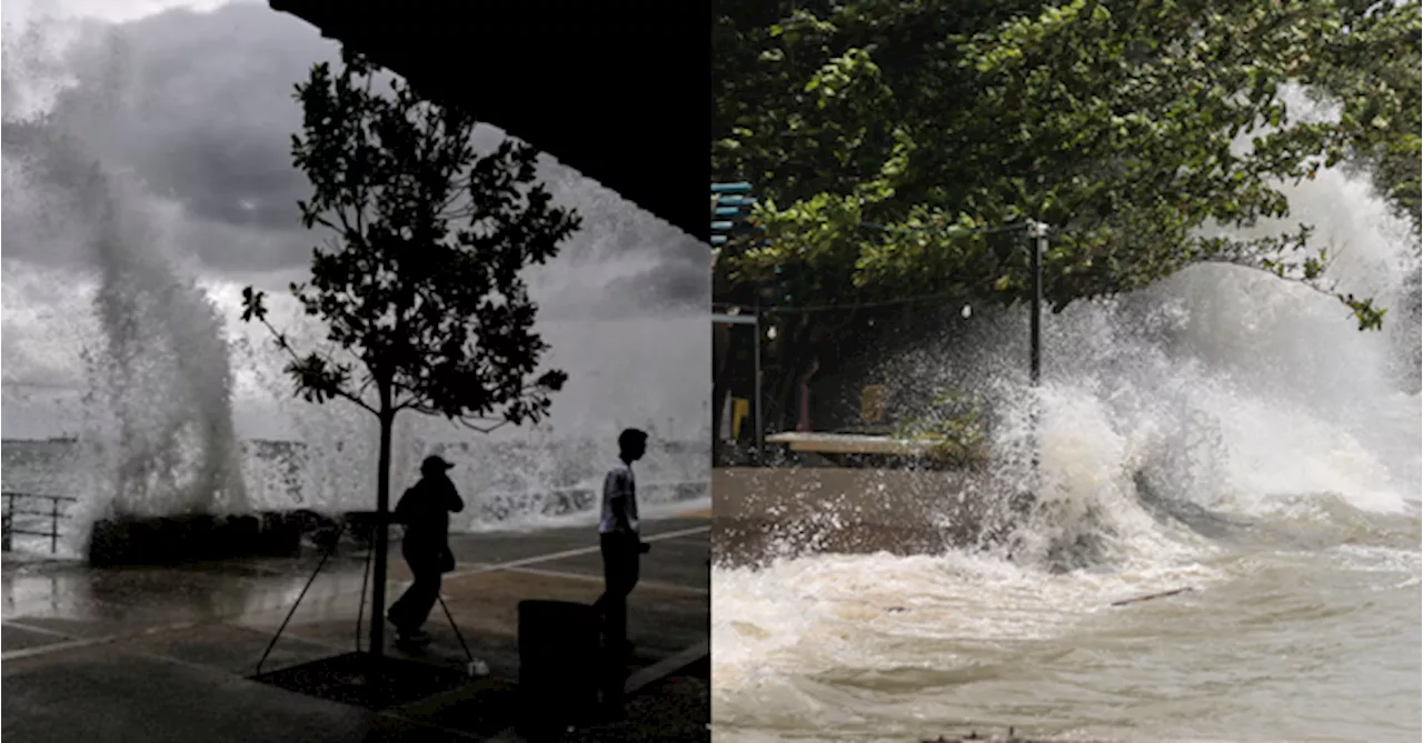 METMalaysia: Strong Winds & Waves Up To 5.8M Expected In Coastal Areas Until Saturday