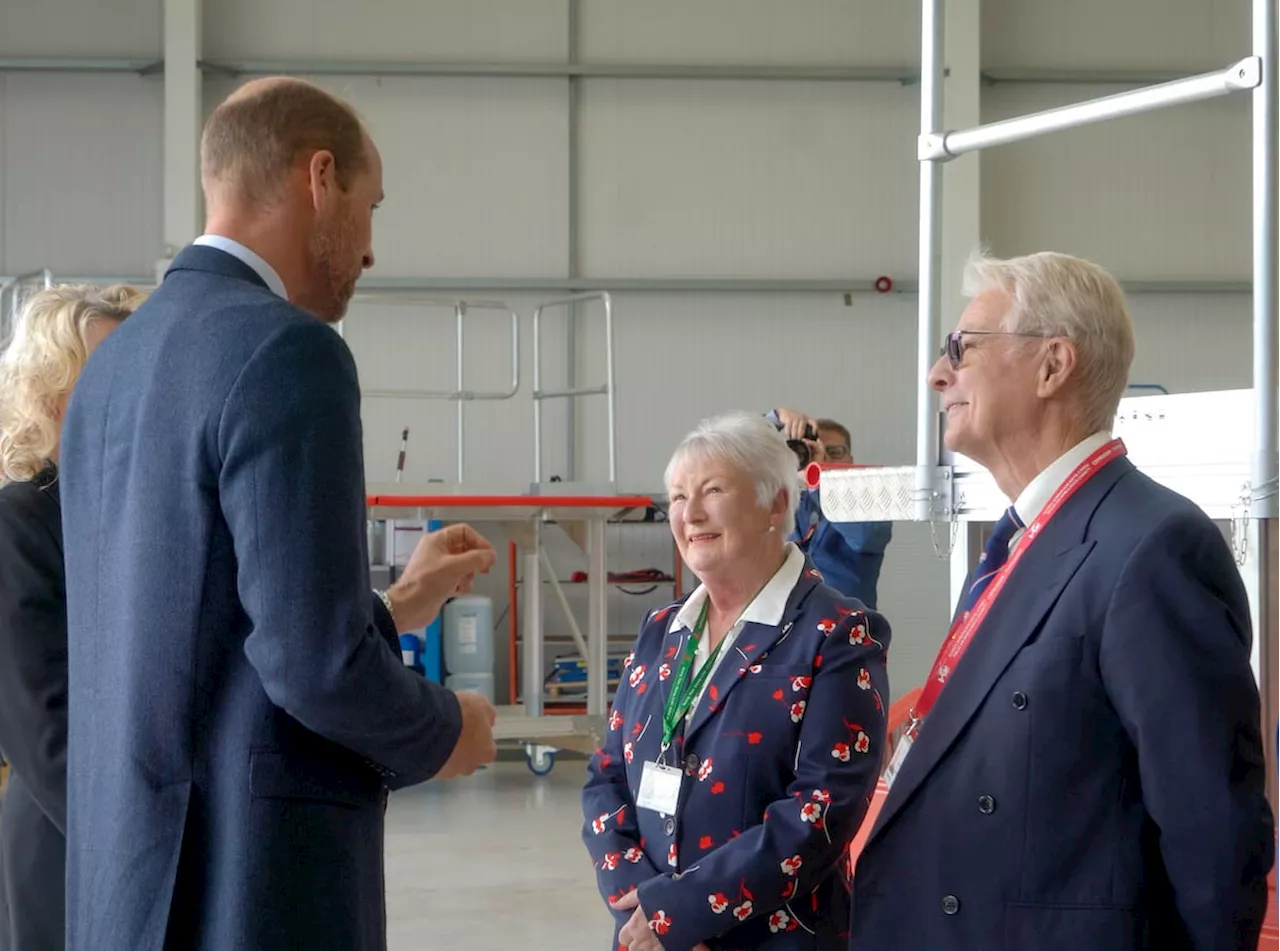 Prince of Wales visits Wales Air Ambulance during Air Ambulance Week