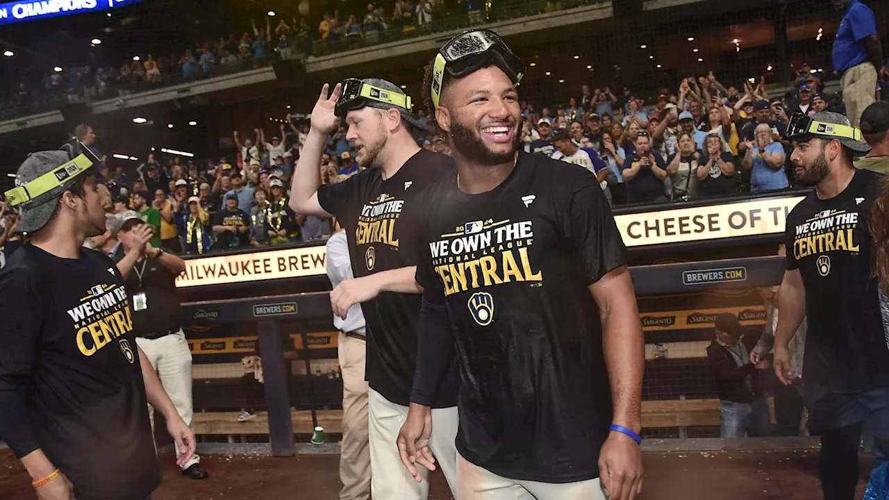 Milwaukee Brewers' Jackson Chourio Gets Rookie Treatment During Playoff Celebration