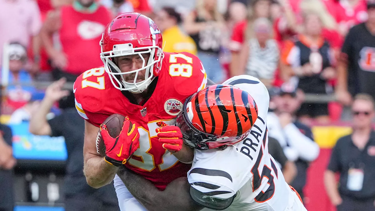 Travis Kelce Laughed Off Refs Joke While Talking about Chiefs’ 'Controversial' Win