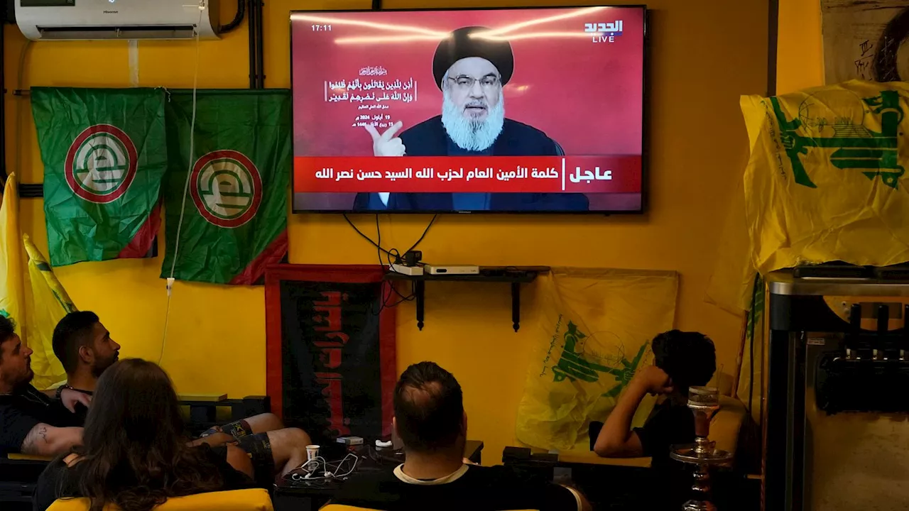 Hezbollah leader Hassan Nasrallah calmly vows 'punishment' for trojan-horse blasts