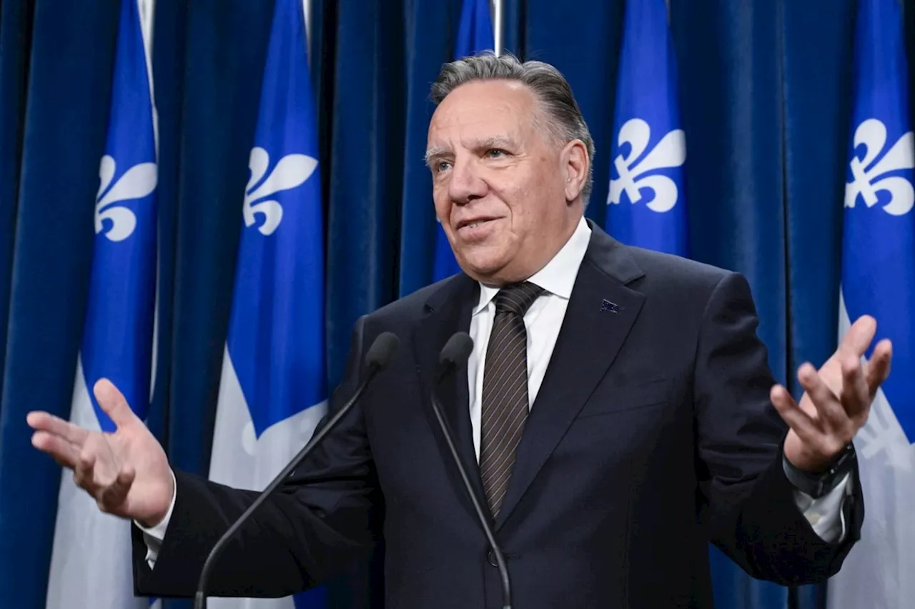 Quebec premier calls on Bloc Québécois to help topple Trudeau government next week