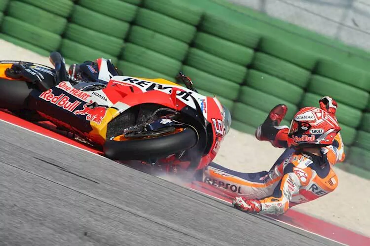 Marc Márquez unangefochtener MotoGP-Crashkönig 2018