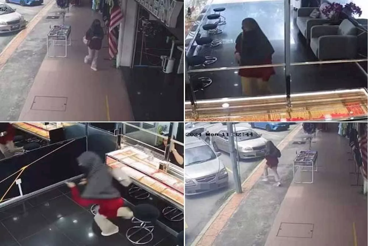 QuickCheck: Was a woman caught on camera stealing a RM30,000 gold necklace?