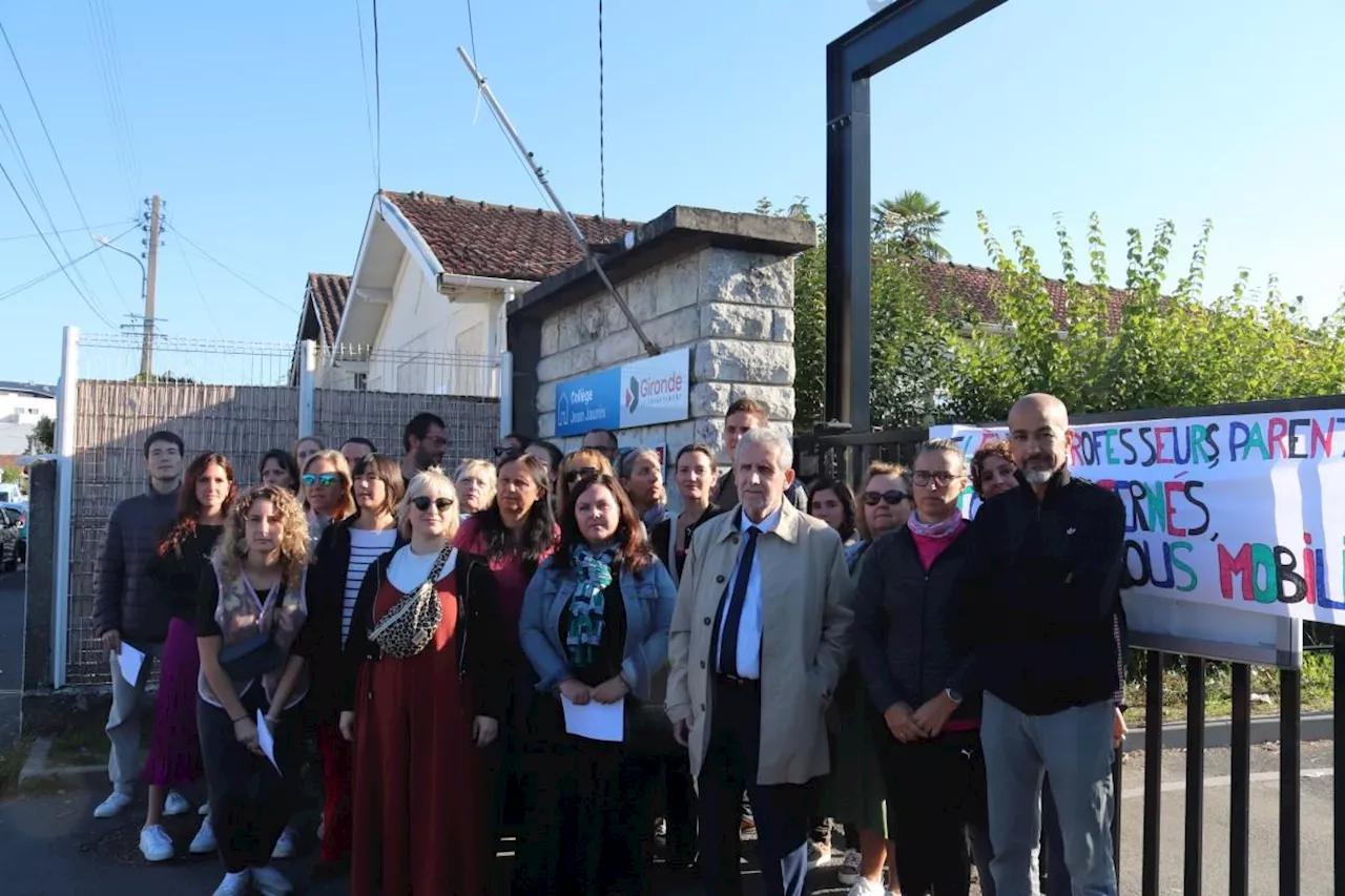 À Cenon, enseignants et parents mobilisés contre les « dysfonctionnements » à la tête du collège Jean-Jaurès