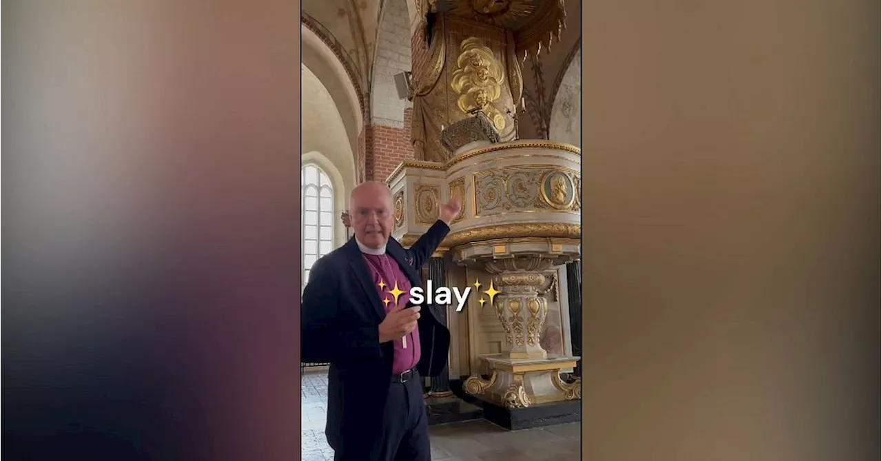 Biskop Johan Dalman visar upp Strängnäs domkyrka för Gen Z