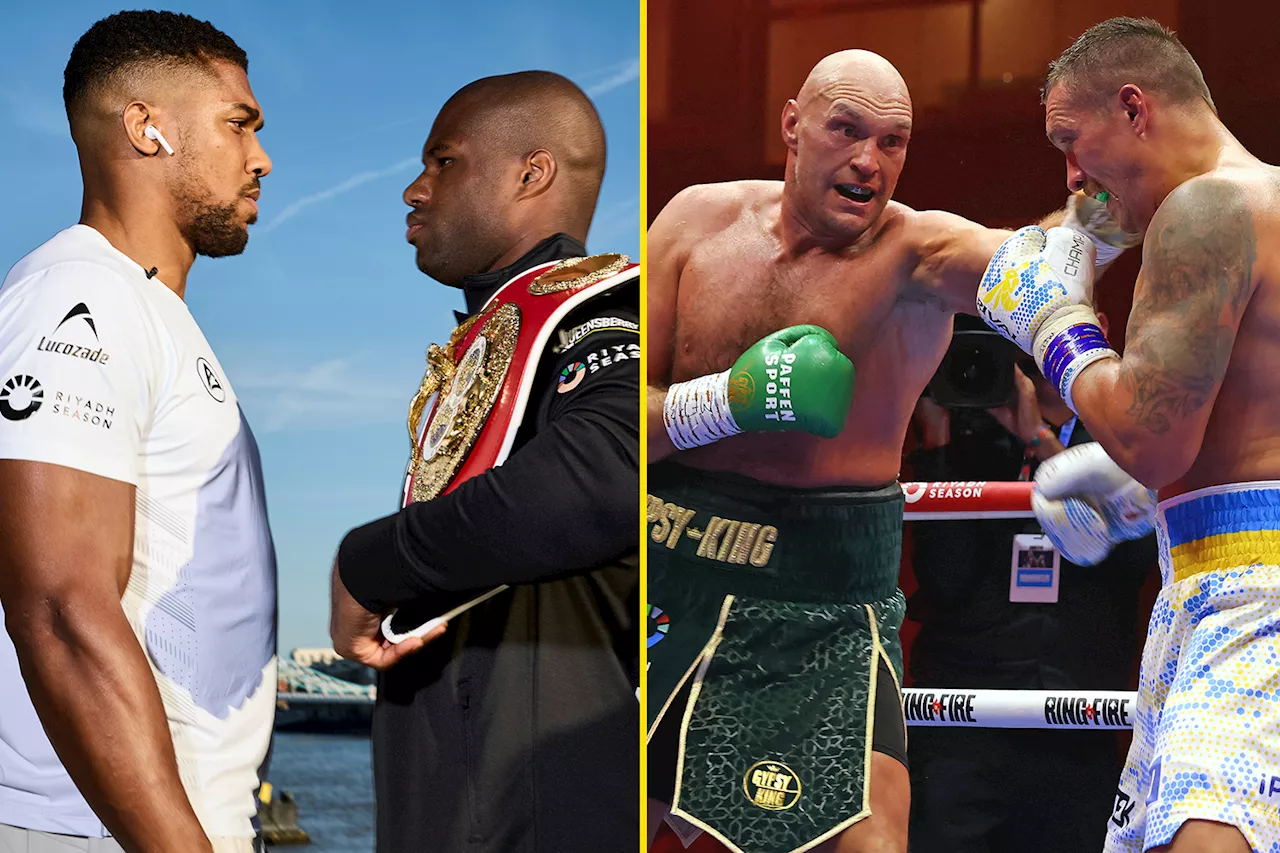 Oleksandr Usyk and Tyson Fury disagree with their predictions for Anthony Joshua vs Daniel Dubois...