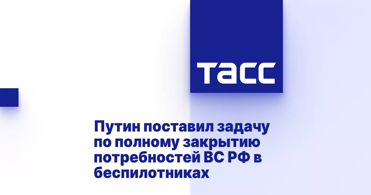 Путин поставил задачу по полному закрытию потребностей ВС РФ в беспилотниках