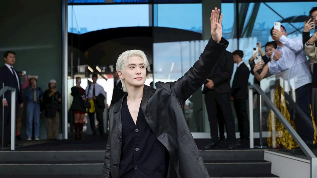 NCT's Jaehyun Takes New Platinum Hair for a Spin at Prada's Spring-Summer 2025 Show